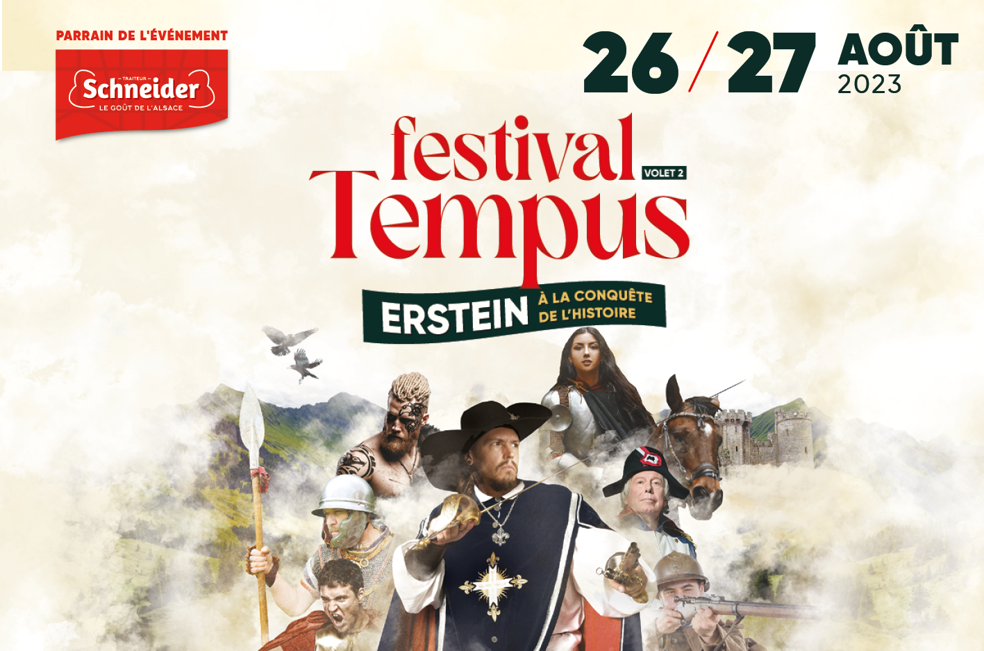 Traiteur Schneider parraine le volet #2 du Festival Tempus à Erstein